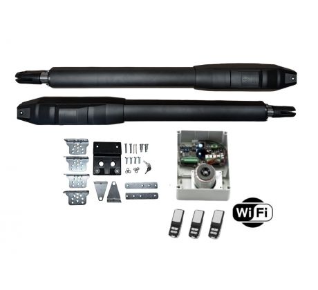 Sestava WiFi pohonů MISTER 24 pro křídlovou bránu do 4m - ST MISTER LX
