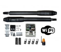Sestava WiFi pohonů MISTER 24 pro křídlovou bránu do 4m vč. doplňků