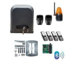 Sestava BLUETOOTH pohonu pro posuvnou bránu, set DOMIO do 500kg komplet vč. doplňků