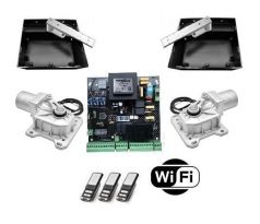 Sestava podzemních pohonů ERT WIFI pro 2-křídlou bránu do 7m