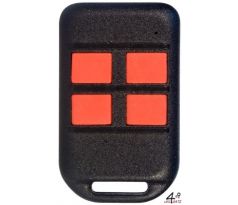 Vysílač TX 4k, 433MHz, 4-kanálový ovladač, plovoucí kód RX Červená